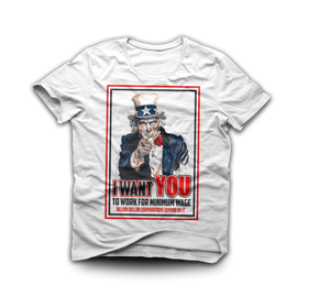 "I want You" Uncle Sam - Political Humor -Men's / Unisex Short Sleeve Tee